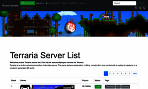 Terraria-servers.com thumbnail