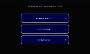 Terry-family-historian.com thumbnail