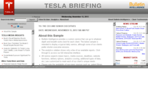 Tesla2255.bulletinintelligence.com thumbnail