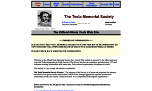 Teslamemorialsociety.org thumbnail