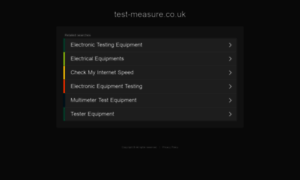 Test-measure.co.uk thumbnail