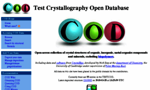 Test.crystallography.net thumbnail
