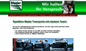 Test.mader-transporte.de thumbnail