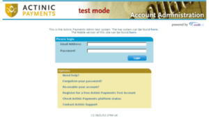 Testadmin.actinicpayments.com thumbnail