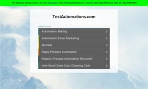 Testautomations.com thumbnail