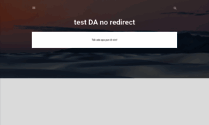 Testdanoredirect.blogspot.com thumbnail