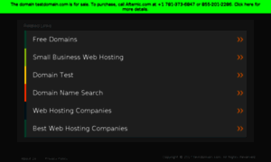 Testdomain.com thumbnail