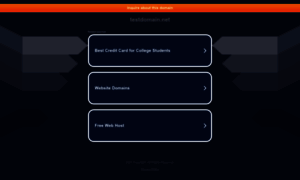 Testdomain.net thumbnail