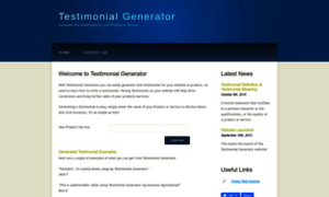 Testimonial-generator.com thumbnail