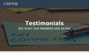 Testimonials.exituselite.net thumbnail