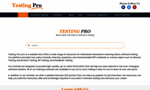 Testing-pro.com thumbnail