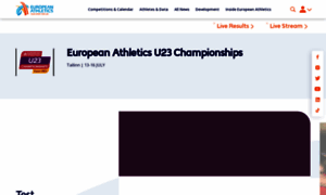 Testing.european-athletics.com thumbnail