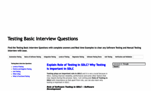 Testingbasicinterviewquestions.blogspot.in thumbnail
