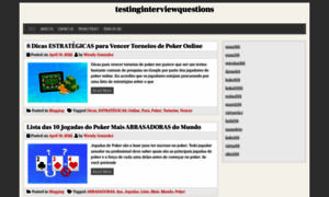 Testinginterviewquestions.com thumbnail