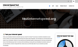 Testinternetspeed.org thumbnail
