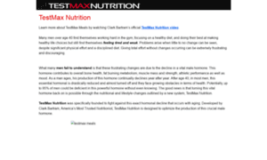 Testmaxmeals.org thumbnail