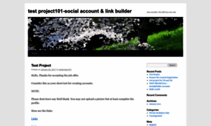 Testproject101.wordpress.com thumbnail