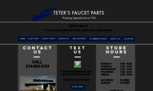 Tetersfaucetparts.com thumbnail