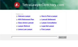 Tetralawyerdirectory.com thumbnail