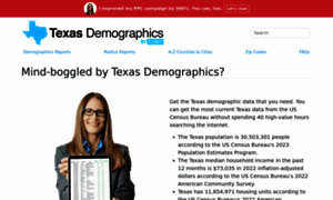Texas-demographics.com thumbnail