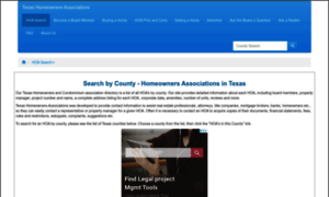 Texas-homeowners-associations.com thumbnail