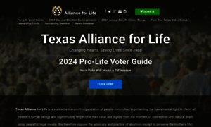 Texasallianceforlife.org thumbnail