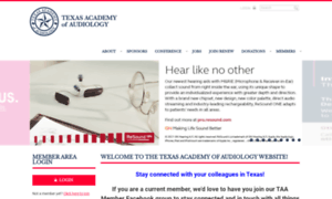 Texasaudiology.org thumbnail
