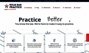 Texasbarpractice.com thumbnail