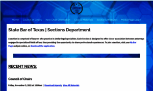 Texasbarsections.com thumbnail