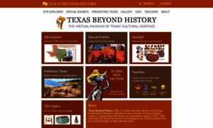 Texasbeyondhistory.net thumbnail
