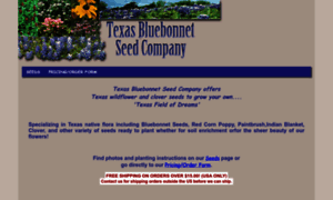 Texasbluebonnetseeds.com thumbnail