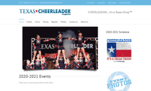 Texascheerleadermagazine.com thumbnail