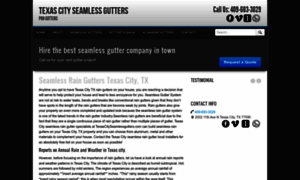 Texascityseamlessgutters.com thumbnail