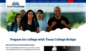 Texascollegebridge.org thumbnail