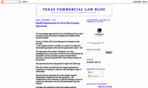 Texascommerciallaw.blogspot.com thumbnail