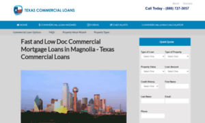 Texascommercialloans.com thumbnail