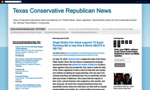 Texasconservativerepublicannews.com thumbnail