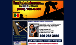 Texascontractorinsurance.com thumbnail