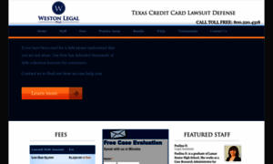 Texascreditcardlawsuit.com thumbnail