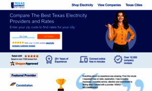 Texaselectricityratings.com thumbnail
