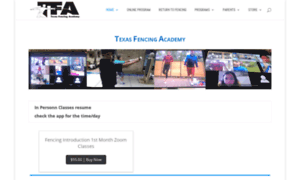 Texasfencingacademy.org thumbnail