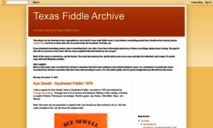 Texasfiddle.blogspot.com thumbnail