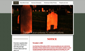 Texasgravestoneconservation.com thumbnail