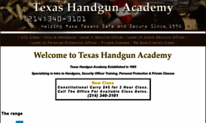 Texashandgunacademy.com thumbnail