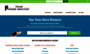 Texashorsedirectory.com thumbnail