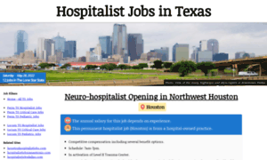 Texashospitalistjobs.com thumbnail