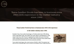 Texasleathergoods.com thumbnail