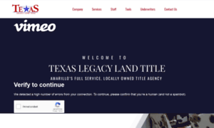Texaslegacylandtitle.com thumbnail