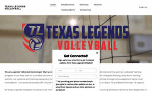 Texaslegendsvb.com thumbnail