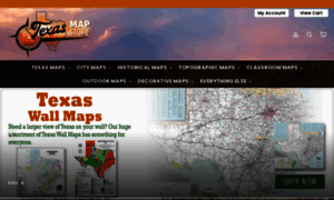 Texasmapstore.com thumbnail